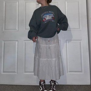 skirt long grunge aesthetic vintage cottagecore pinterest